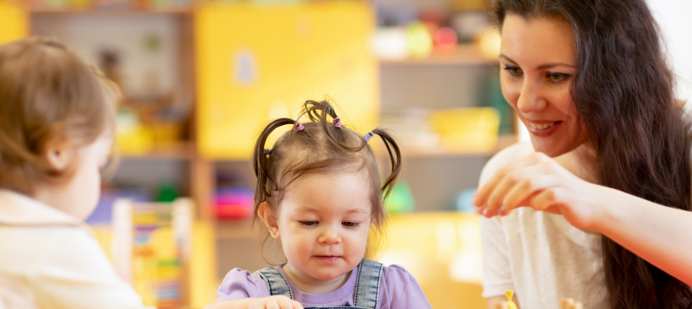 Two children playing